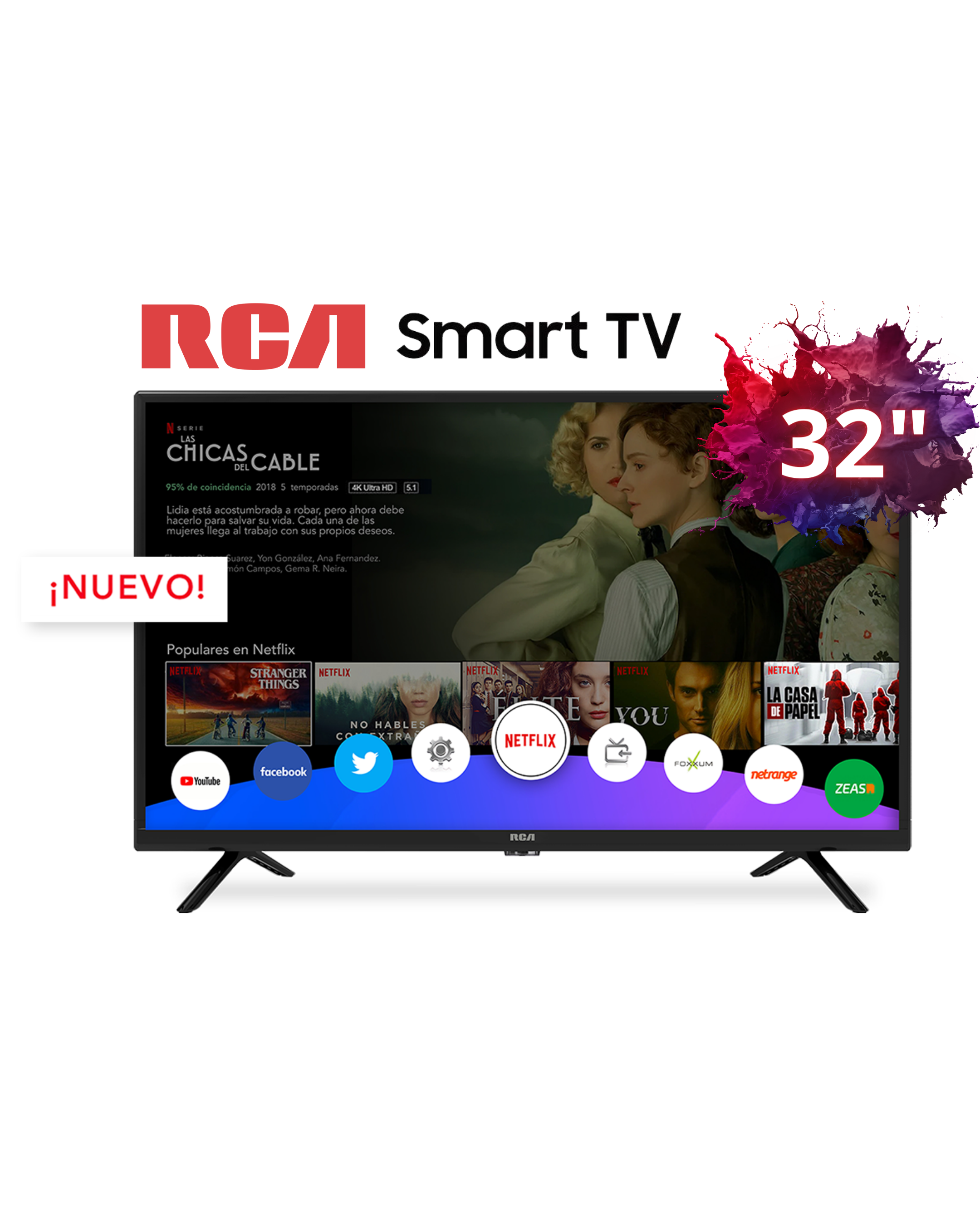 Comprar RCA - Televisor Smart TV 43